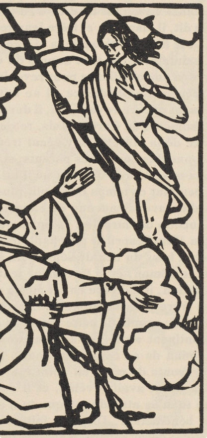 Mile Bernard, Composition (Morane, No. 100), Les Petites Fleurs De St. Franoise, Woodcut