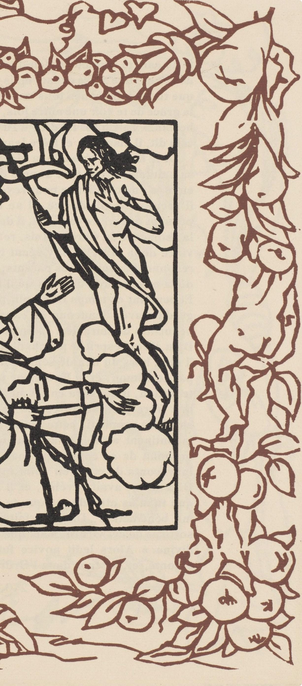 Mile Bernard, Composition (Morane, No. 100), Les Petites Fleurs De St. Franoise, Woodcut