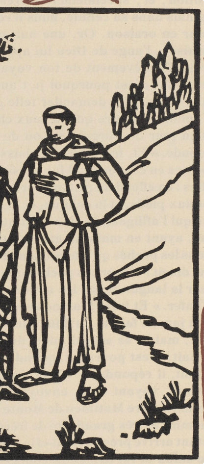 Mile Bernard, Composition (Morane, No. 100), Les Petites Fleurs De St. Franoise, Woodcut