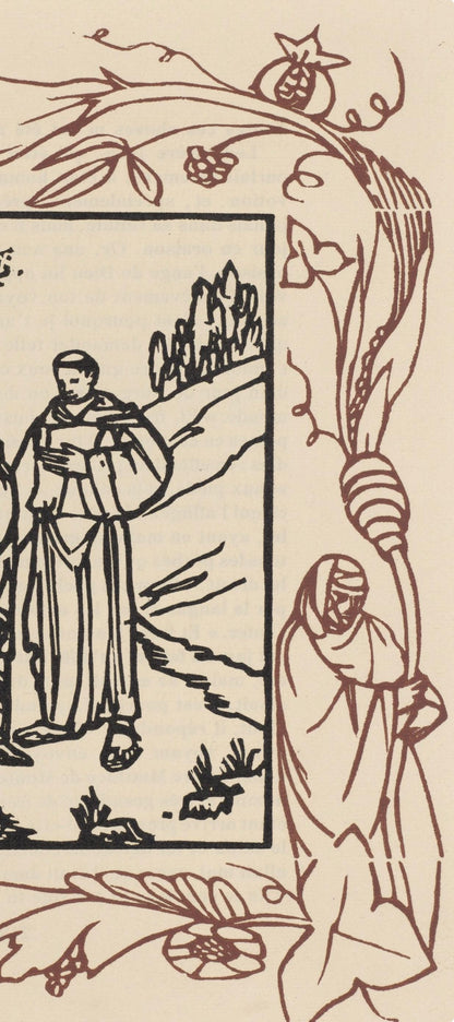 Mile Bernard, Composition (Morane, No. 100), Les Petites Fleurs De St. Franoise, Woodcut