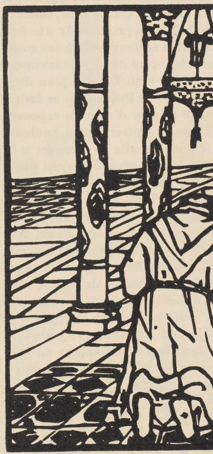 Mile Bernard, Composition (Morane, No. 100), Les Petites Fleurs De St. Franoise, Woodcut