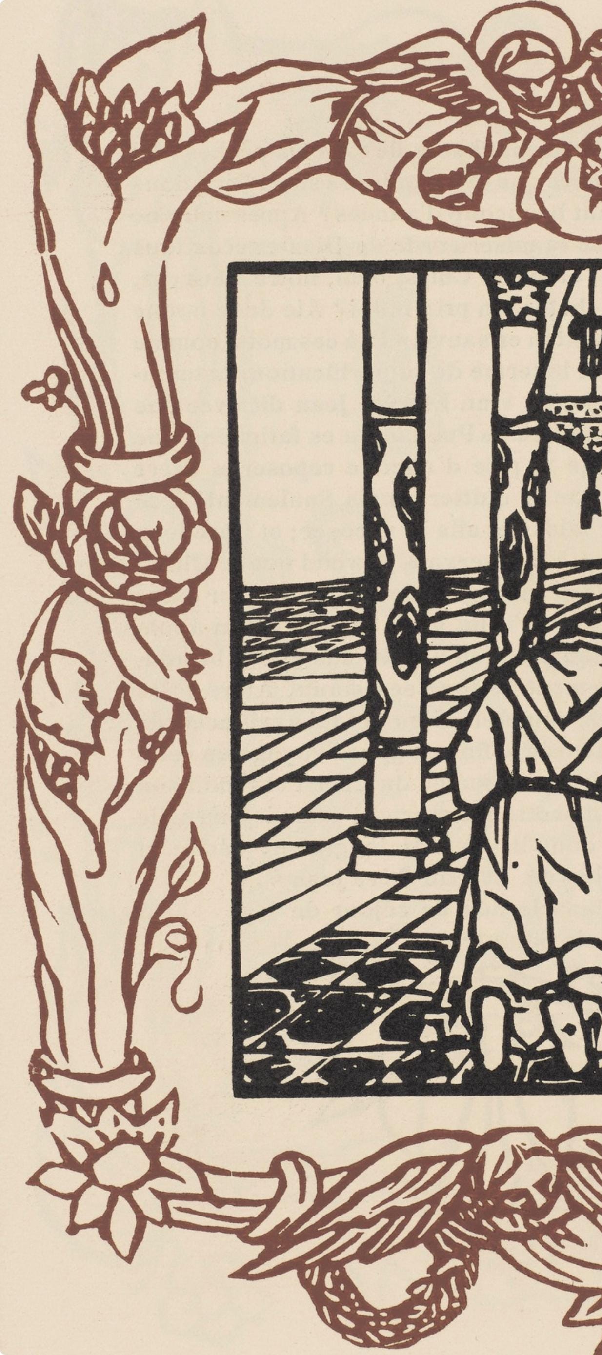 Mile Bernard, Composition (Morane, No. 100), Les Petites Fleurs De St. Franoise, Woodcut