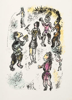 Marc Chagall, Composition (Mourlot 668-677), La Ferie Et Le Royaume, Lithograph