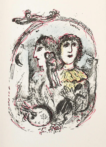 Marc Chagall, Composition (Mourlot 668-677), La Ferie Et Le Royaume, Lithograph