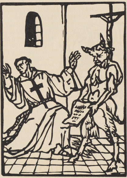 Mile Bernard, Composition (Morane, No. 100), Les Petites Fleurs De St. Franoise, Woodcut