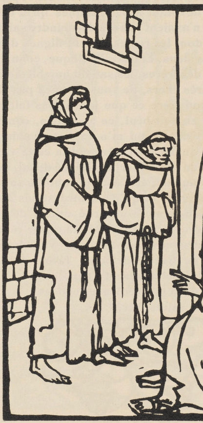 Mile Bernard, Composition (Morane, No. 100), Les Petites Fleurs De St. Franoise, Woodcut