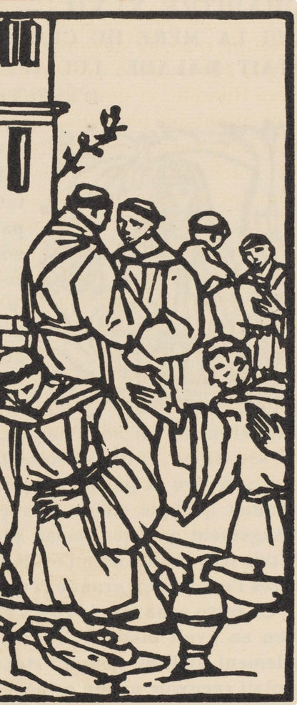 Mile Bernard, Composition (Morane, No. 100), Les Petites Fleurs De St. Franoise, Woodcut