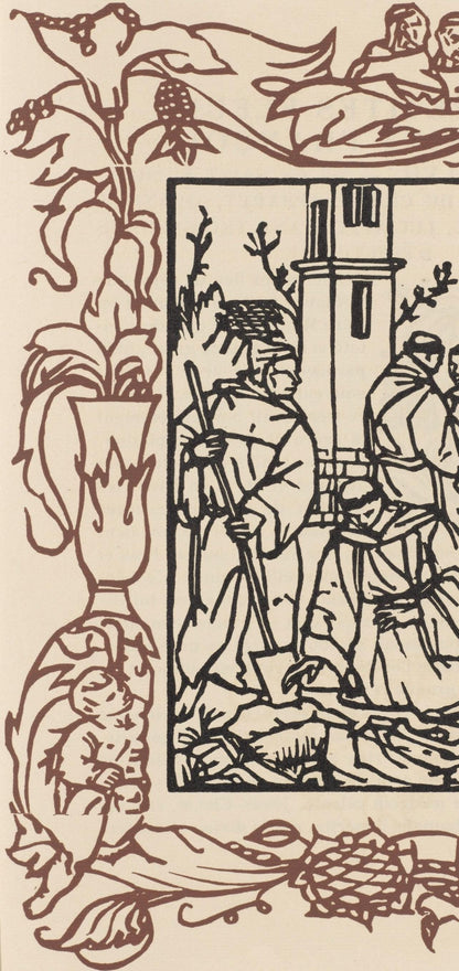 Mile Bernard, Composition (Morane, No. 100), Les Petites Fleurs De St. Franoise, Woodcut