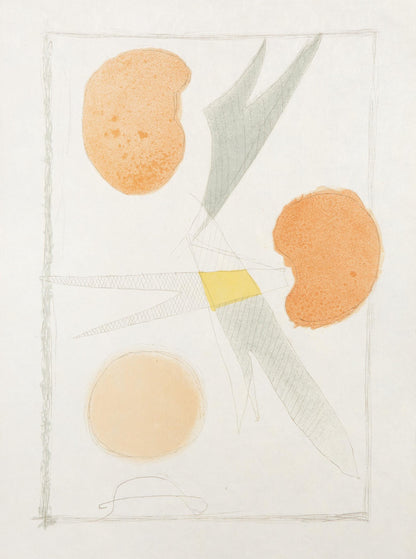 Georges Braque, Composition (Vallier 143), La Libert Des Mers, Lithograph