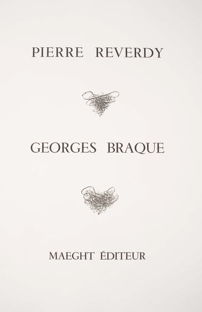 Georges Braque, Composition (Vallier 143), La Libert Des Mers, Lithograph