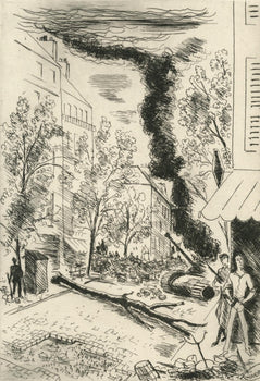 Andr Dignimont, Composition, Jours De Gloire, Histoire De La Libration De Paris, Etching