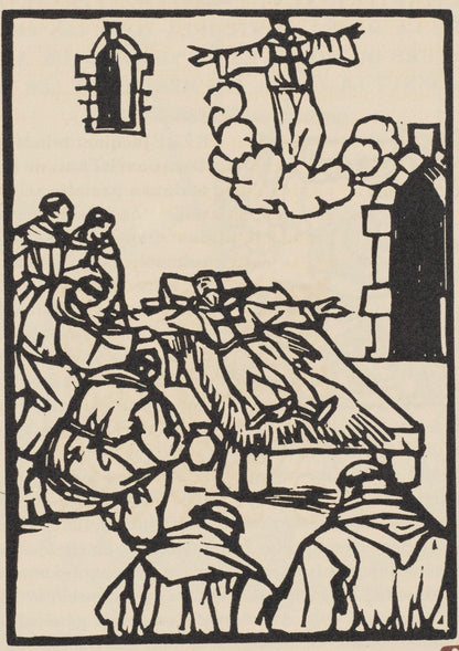 Mile Bernard, Composition (Morane, No. 100), Les Petites Fleurs De St. Franoise, Woodcut