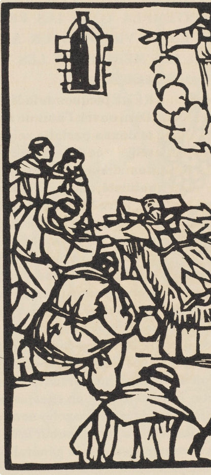 Mile Bernard, Composition (Morane, No. 100), Les Petites Fleurs De St. Franoise, Woodcut
