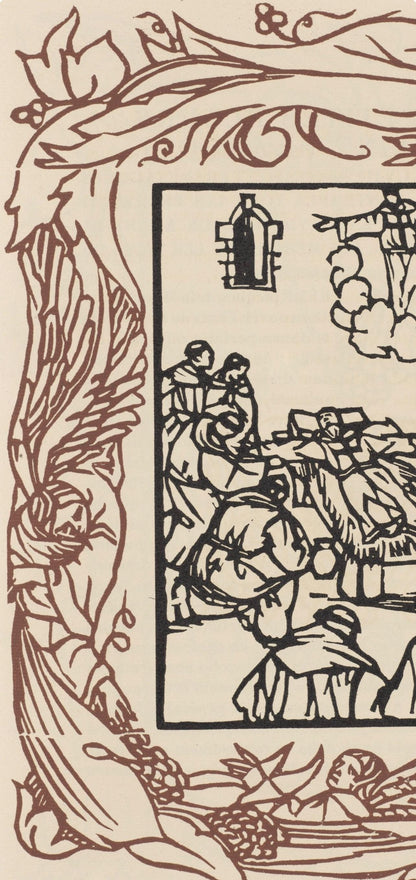 Mile Bernard, Composition (Morane, No. 100), Les Petites Fleurs De St. Franoise, Woodcut