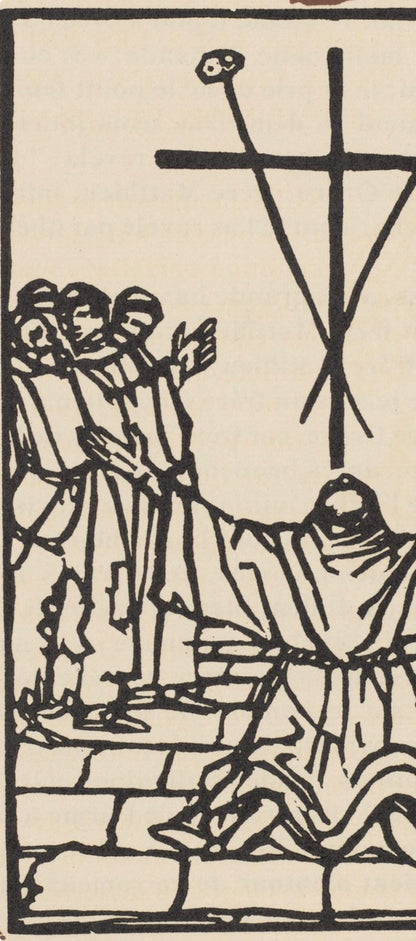 Mile Bernard, Composition (Morane, No. 100), Les Petites Fleurs De St. Franoise, Woodcut