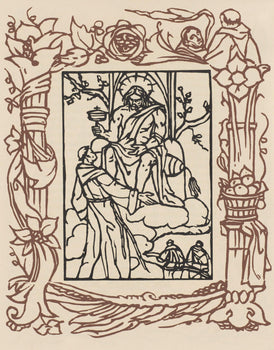Mile Bernard, Composition (Morane, No. 100), Les Petites Fleurs De St. Franoise, Woodcut