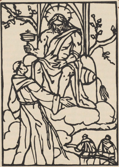 Mile Bernard, Composition (Morane, No. 100), Les Petites Fleurs De St. Franoise, Woodcut