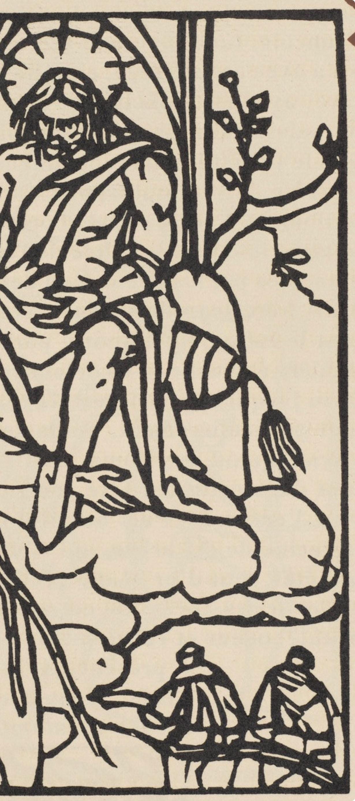 Mile Bernard, Composition (Morane, No. 100), Les Petites Fleurs De St. Franoise, Woodcut