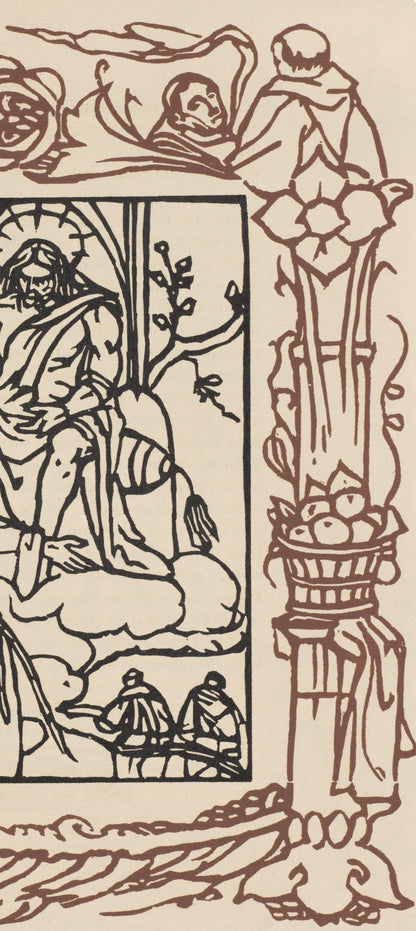 Mile Bernard, Composition (Morane, No. 100), Les Petites Fleurs De St. Franoise, Woodcut