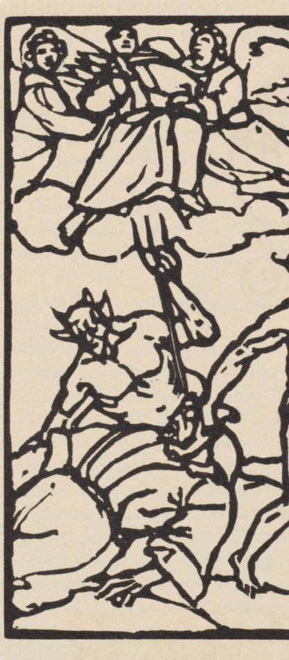 Mile Bernard, Composition (Morane, No. 100), Les Petites Fleurs De St. Franoise, Woodcut