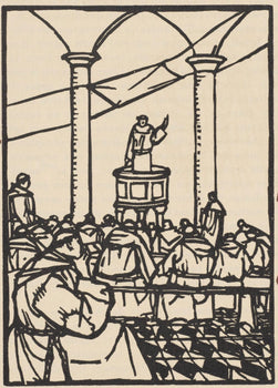 Mile Bernard, Composition (Morane, No. 100), Les Petites Fleurs De St. Franoise, Woodcut