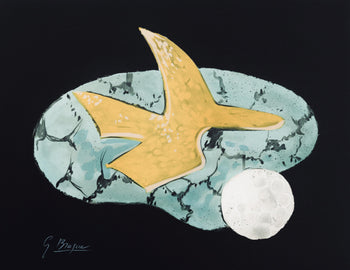 Georges Braque, Composition, Dipe Roi De Sophocle, Lithograph