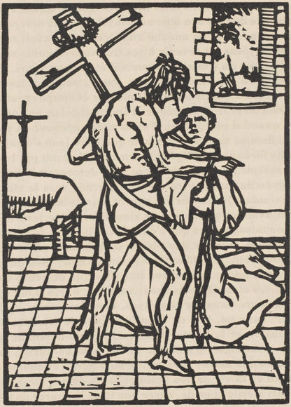 Mile Bernard, Composition (Morane, No. 100), Les Petites Fleurs De St. Franoise, Woodcut