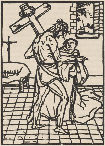 Mile Bernard, Composition (Morane, No. 100), Les Petites Fleurs De St. Franoise, Woodcut