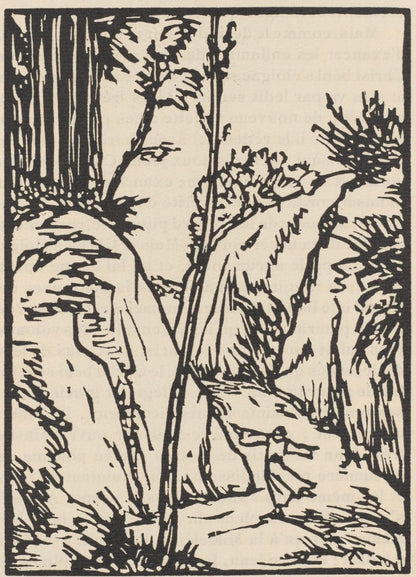 Mile Bernard, Composition (Morane, No. 100), Les Petites Fleurs De St. Franoise, Woodcut