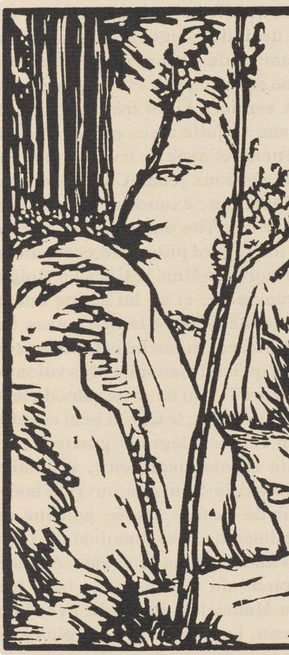 Mile Bernard, Composition (Morane, No. 100), Les Petites Fleurs De St. Franoise, Woodcut
