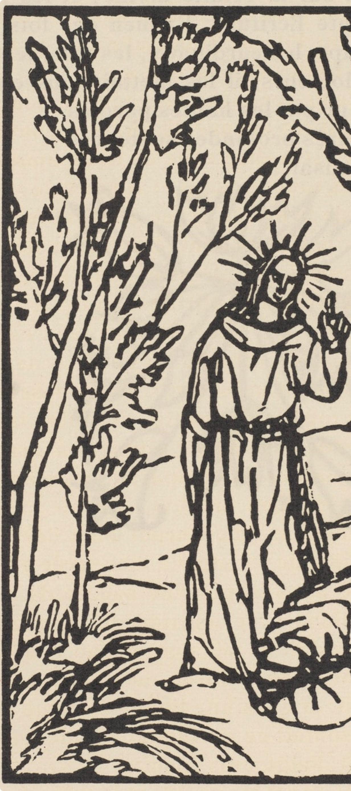 Mile Bernard, Composition (Morane, No. 100), Les Petites Fleurs De St. Franoise, Woodcut