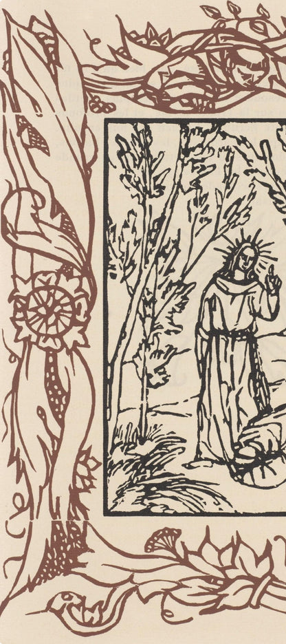 Mile Bernard, Composition (Morane, No. 100), Les Petites Fleurs De St. Franoise, Woodcut