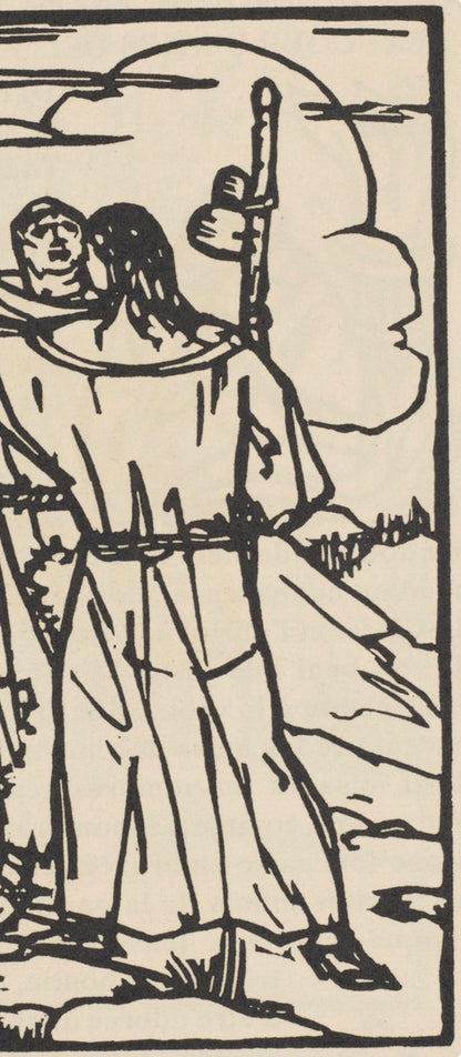 Mile Bernard, Composition (Morane, No. 100), Les Petites Fleurs De St. Franoise, Woodcut