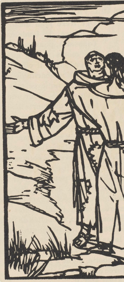 Mile Bernard, Composition (Morane, No. 100), Les Petites Fleurs De St. Franoise, Woodcut