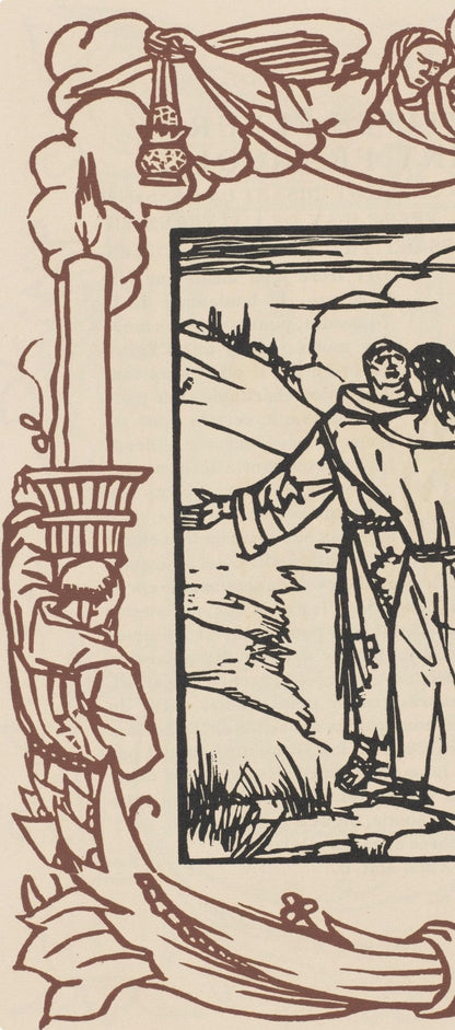 Mile Bernard, Composition (Morane, No. 100), Les Petites Fleurs De St. Franoise, Woodcut