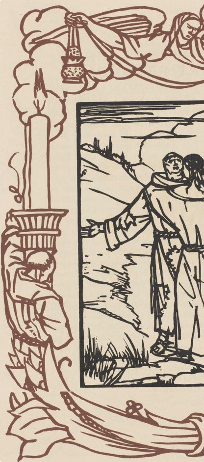 Mile Bernard, Composition (Morane, No. 100), Les Petites Fleurs De St. Franoise, Woodcut