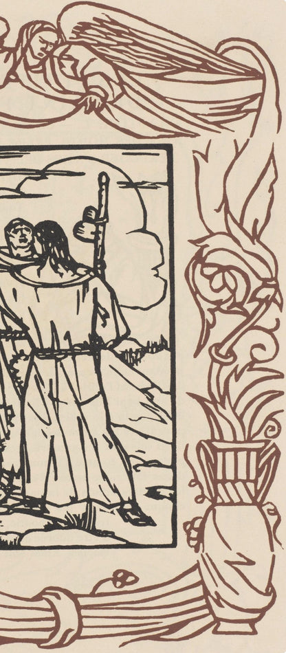 Mile Bernard, Composition (Morane, No. 100), Les Petites Fleurs De St. Franoise, Woodcut