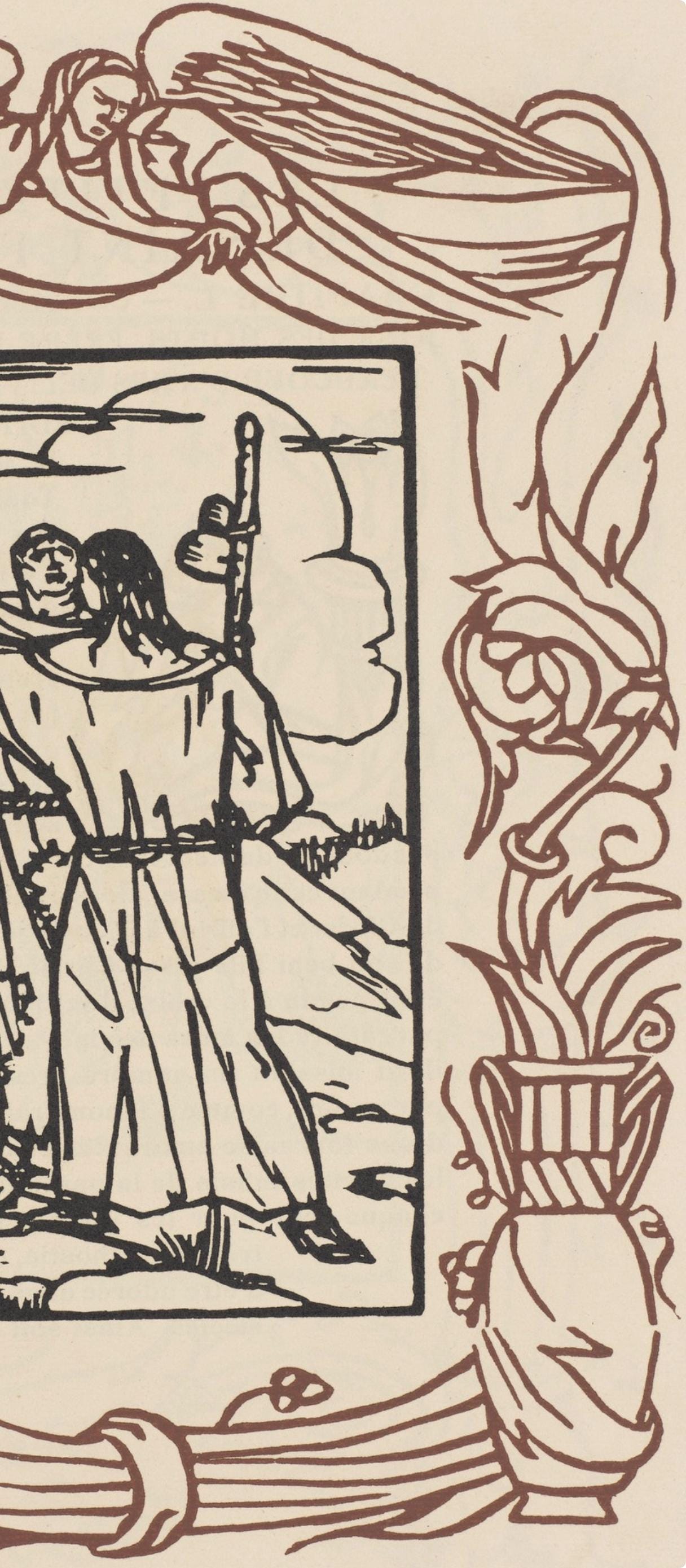 Mile Bernard, Composition (Morane, No. 100), Les Petites Fleurs De St. Franoise, Woodcut