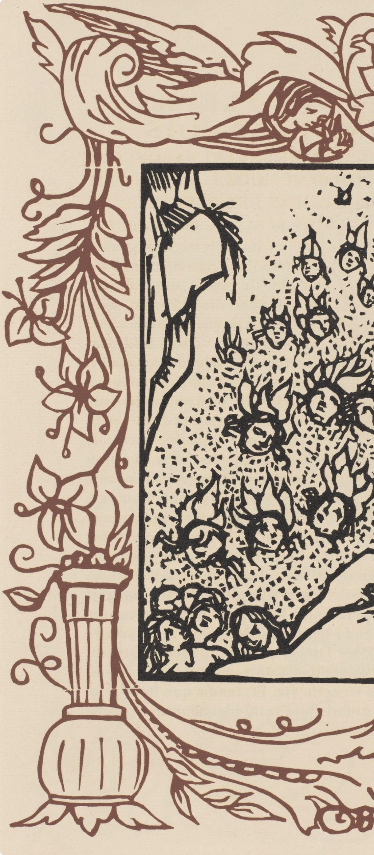 Mile Bernard, Composition (Morane, No. 100), Les Petites Fleurs De St. Franoise, Woodcut