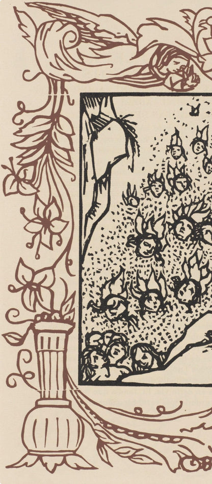 Mile Bernard, Composition (Morane, No. 100), Les Petites Fleurs De St. Franoise, Woodcut