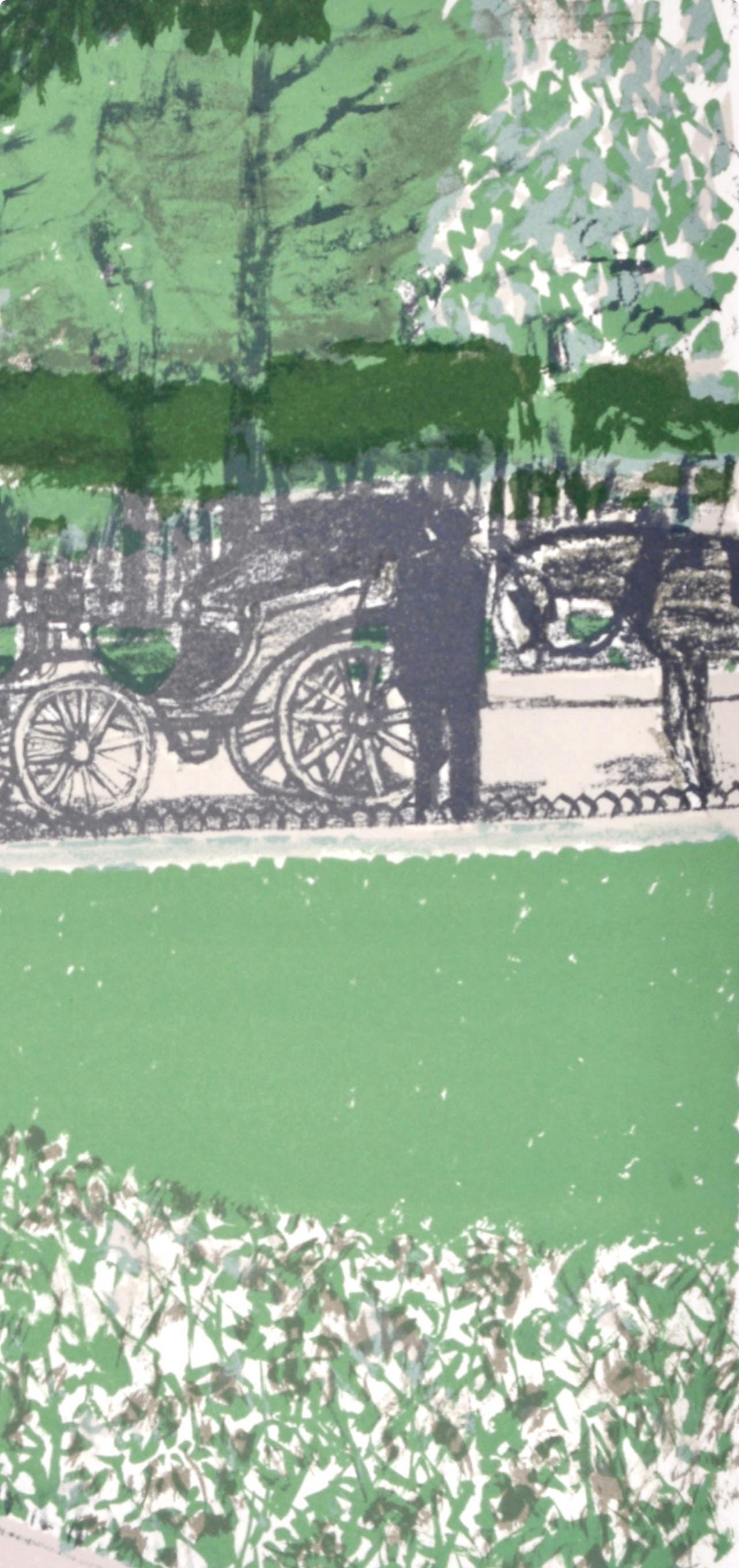 Maurice Brianchon, La Calche Dans Le Parc, Regards Sur Paris, Lithograph
