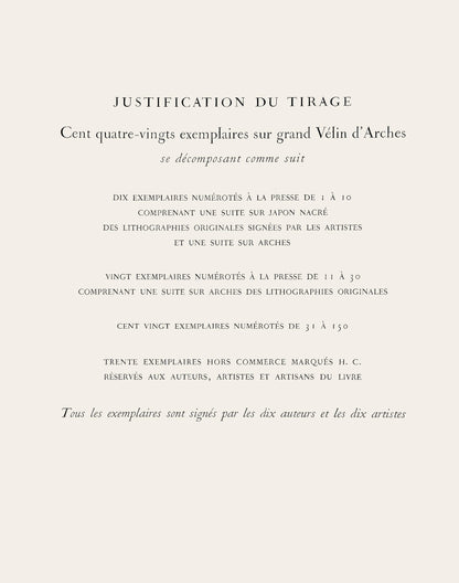 Andr Beaudin, Composition En Vert, Regards Sur Paris, Lithograph