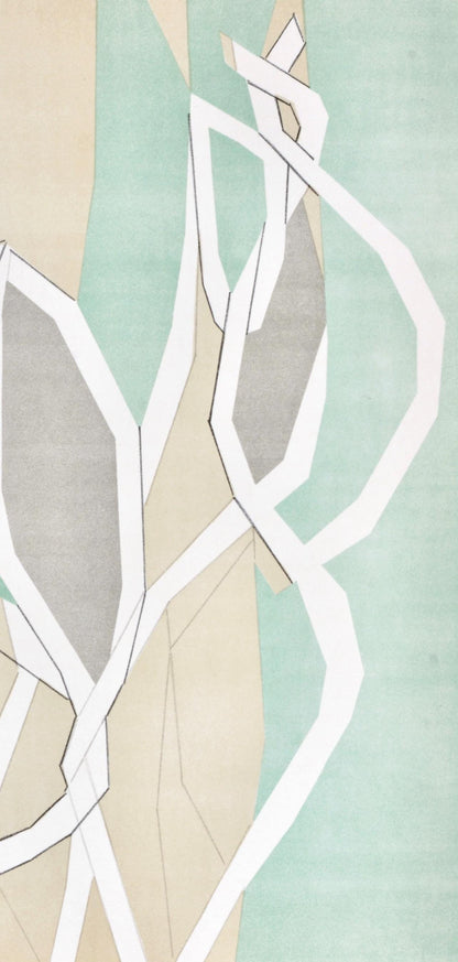 Andr Beaudin, Composition En Vert, Regards Sur Paris, Lithograph