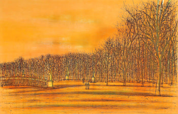 Jean Carzou, Les Tuileries, Regards Sur Paris, Lithograph