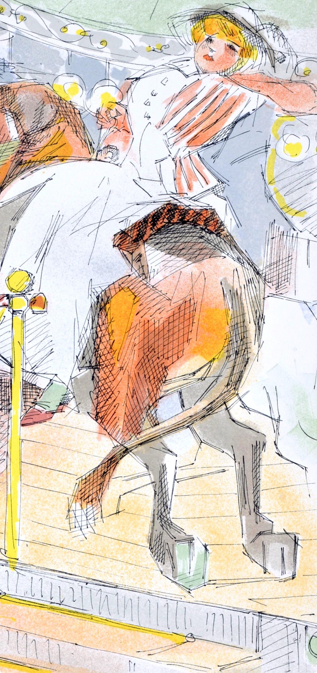 Jacques Villon, Le Mange, Regards Sur Paris, Lithograph