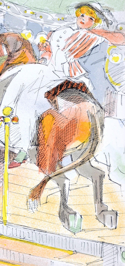 Jacques Villon, Le Mange, Regards Sur Paris, Lithograph