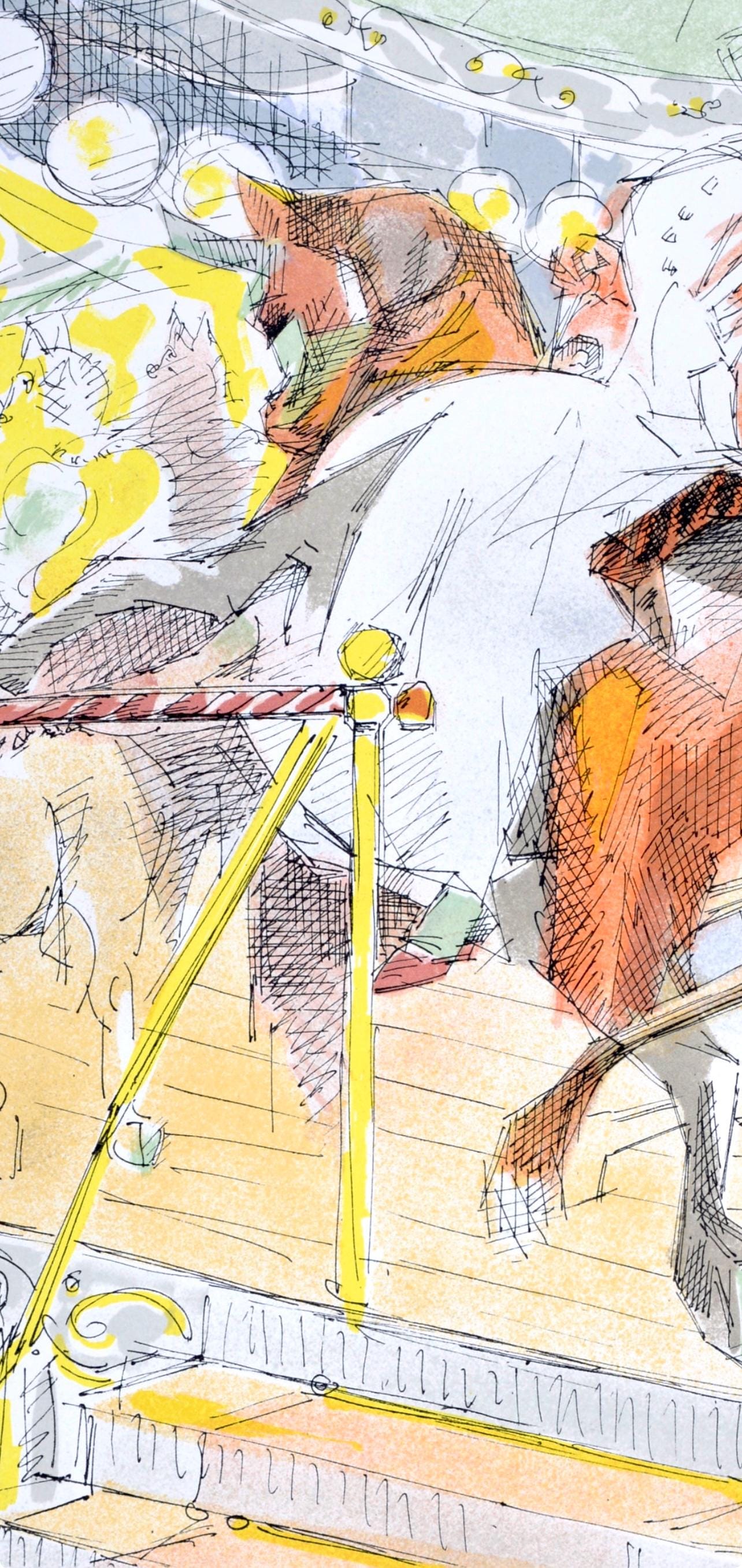 Jacques Villon, Le Mange, Regards Sur Paris, Lithograph