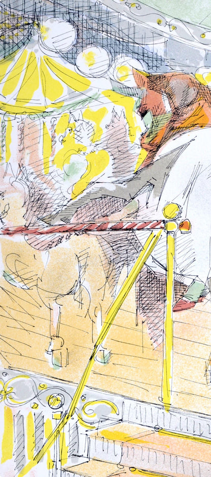 Jacques Villon, Le Mange, Regards Sur Paris, Lithograph