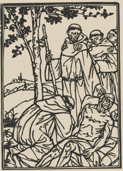 Mile Bernard, Composition (Morane, No. 100), Les Petites Fleurs De St. Franoise, Woodcut