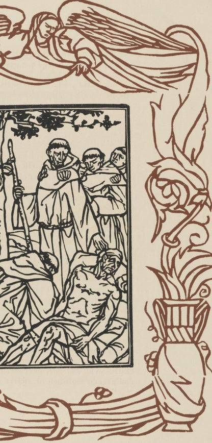 Mile Bernard, Composition (Morane, No. 100), Les Petites Fleurs De St. Franoise, Woodcut